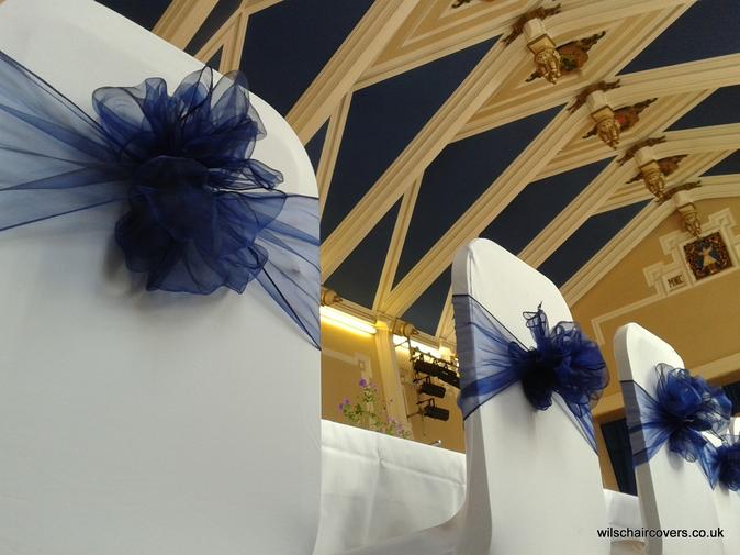 Chair Covers, Rose Bows, St Andrews Town Hall